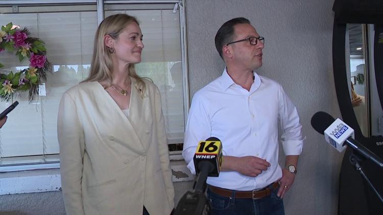 Governor Shapiro endorses Scranton Mayor Paige Cognetti at Wyoming campaign event
