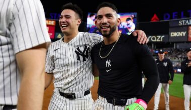 Yankees news: Volpe demoted to Scranton, Rice day-to-day