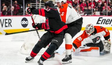 NHL announces rest of Philadelphia Flyers vs. Carolina Hurricanes playoff series schedule