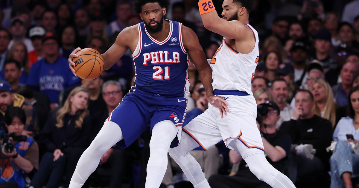 Joel Embiid to miss Philadelphia 76ers' Game 2 vs. Knicks in New York with ankle sprain