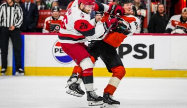 Philadelphia Flyers eliminated from playoffs after Game 4 overtime loss to Carolina Hurricanes