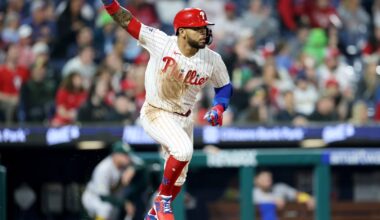 Edmundo Sosa, Adolis García lift Philadelphia Phillies to comeback win over the Athletics