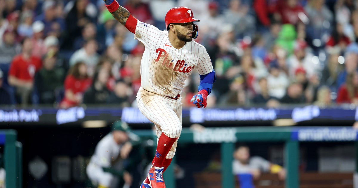 Edmundo Sosa, Adolis García lift Philadelphia Phillies to comeback win over the Athletics