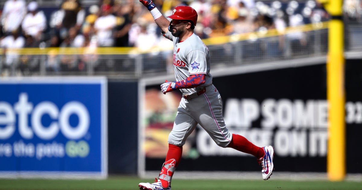 Schwarber hits MLB-leading 21st homer as Philadelphia Phillies beat Padres in San Diego