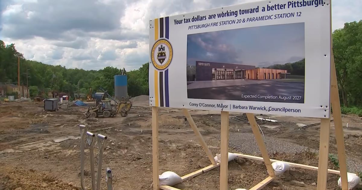 Officials break ground on new fire, medic station in Pittsburgh’s Lincoln Place neighborhood