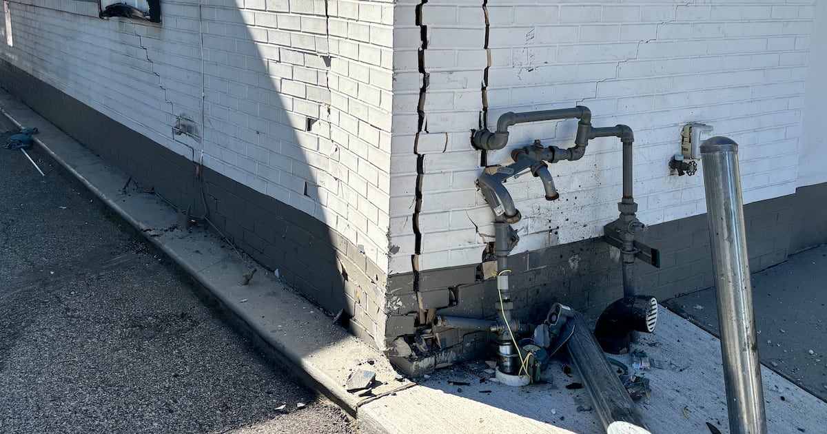 Saw Mill Run BP damaged in overnight crash