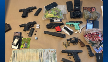 2 arrested, guns & drugs recovered during search outside Pittsburgh business
