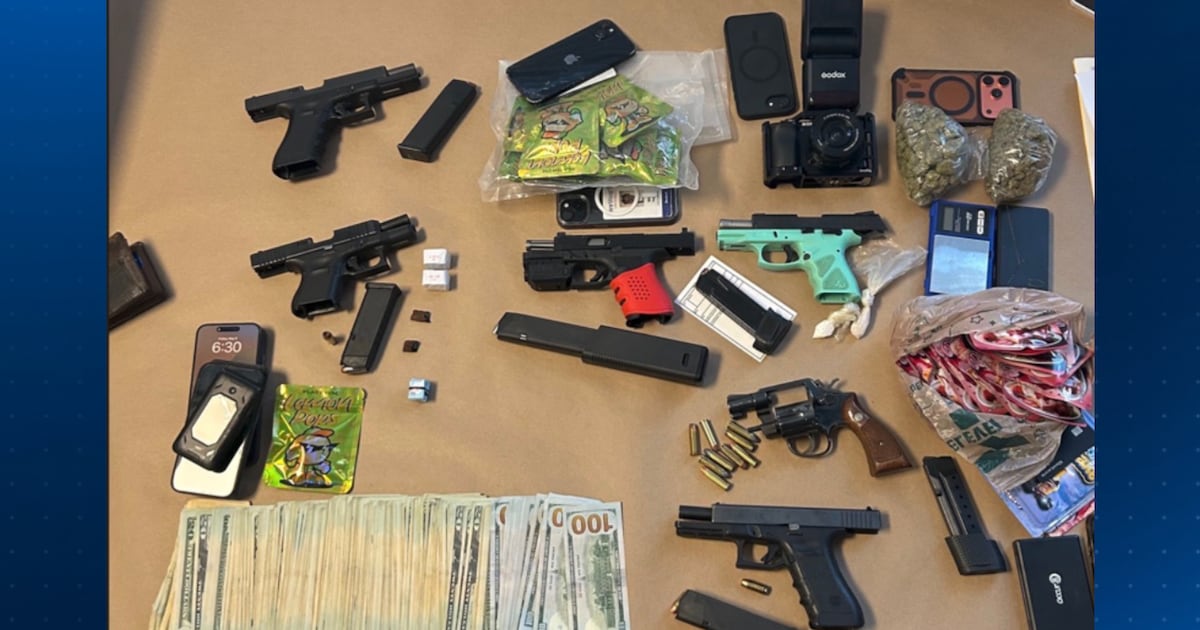 2 arrested, guns & drugs recovered during search outside Pittsburgh business