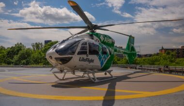 AHN unveils new LifeFlight helicopter