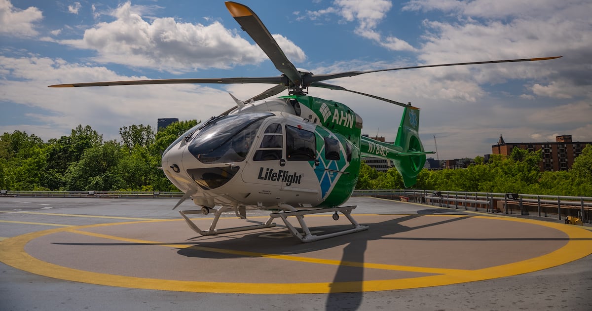 AHN unveils new LifeFlight helicopter