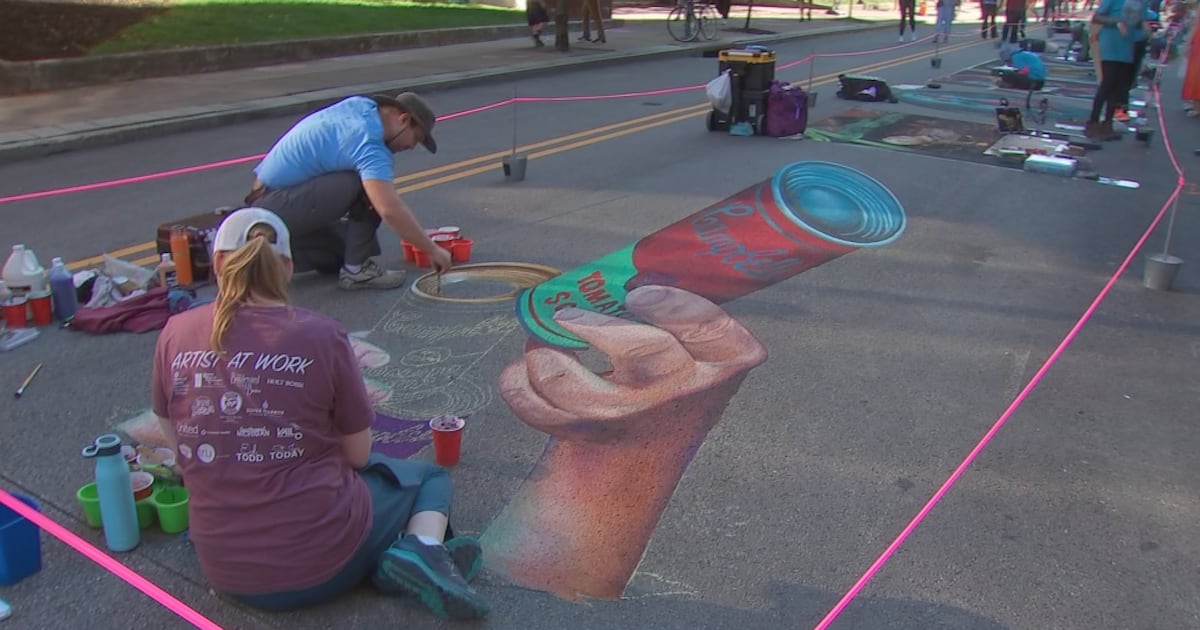 RiverLife Chalk Fest has colorful kick-off in Pittsburgh’s North Shore