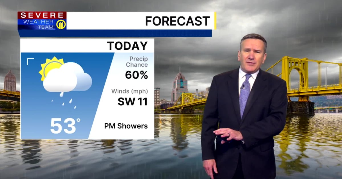 Rain returns to Pittsburgh region Friday with some thunder possible – WPXI