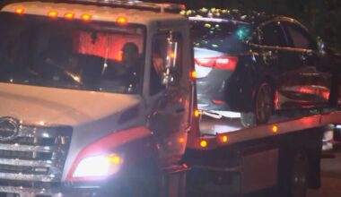Car towed after apparently going over wooded hillside in Pittsburgh – WPXI
