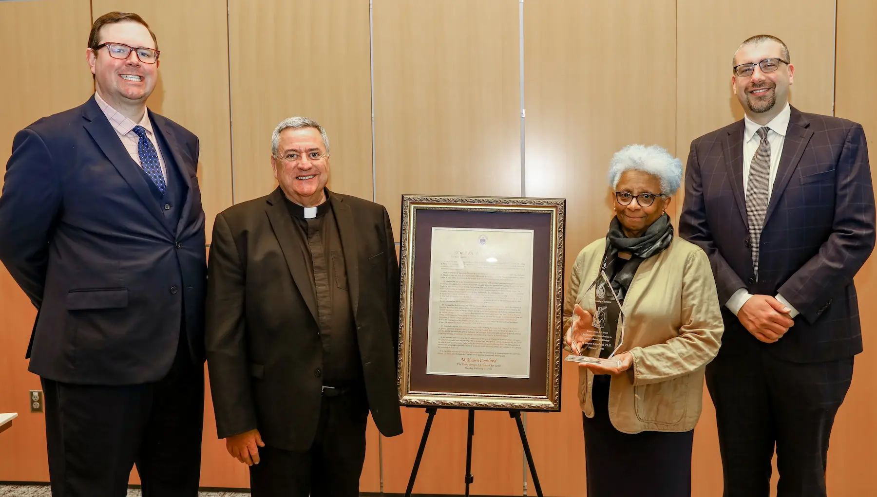 Prolific Theologian Receives Arrupe Award (Photos)