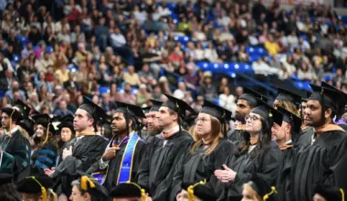 Graduate Commencement Held at Mohegan Arena