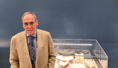 Collection of Benjamin Franklin items on display before auction