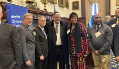A group of people standing together.