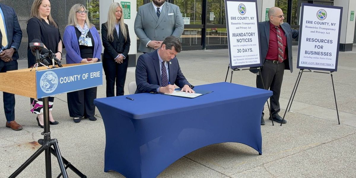 Poloncarz signs biometrics bill into law in Erie County