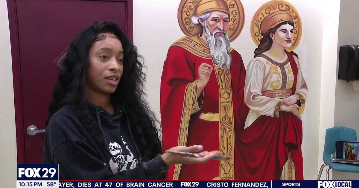 Artist transforms Philadelphia Catholic schools with murals and peace rooms