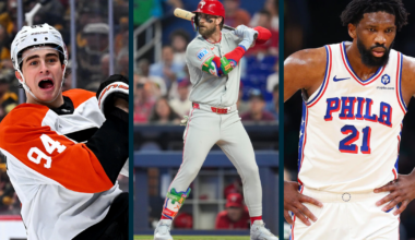 The Philadelphia Phillies, Flyers and Sixers all play Monday night. Here's the schedule.