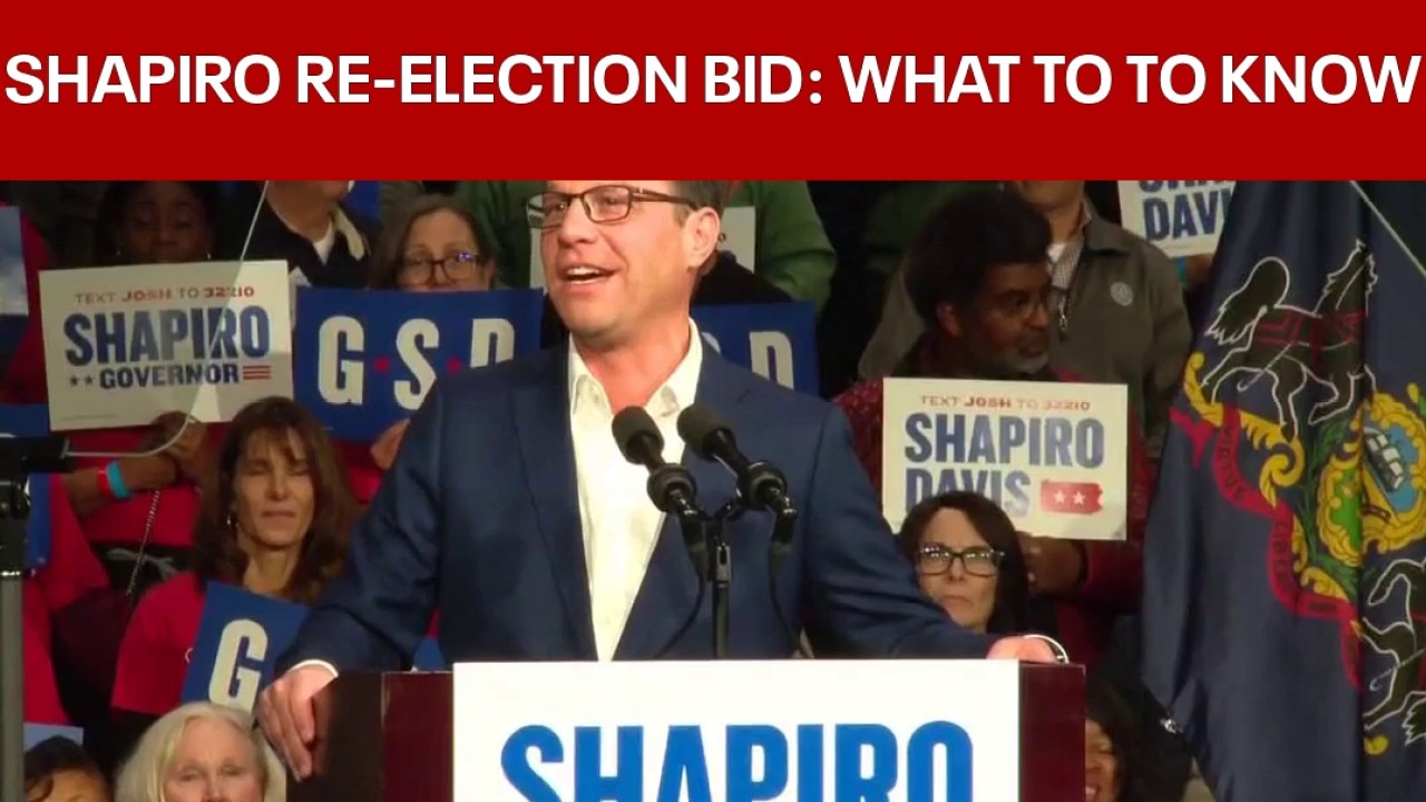 Shapiro starts re-election campaign in Pennsylvania