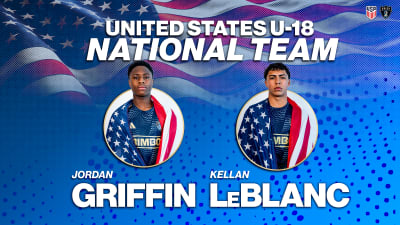 Union II's LeBlanc and Griffin named to U.S. U-18 Men's National Team