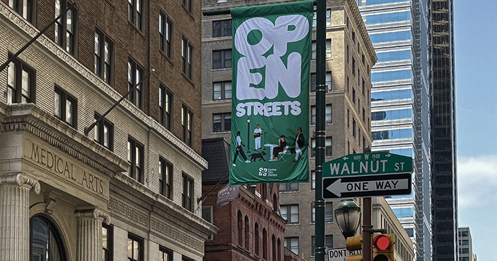 The final car-free Sunday of the spring will turn part of Center City into a pedestrian-only corridor