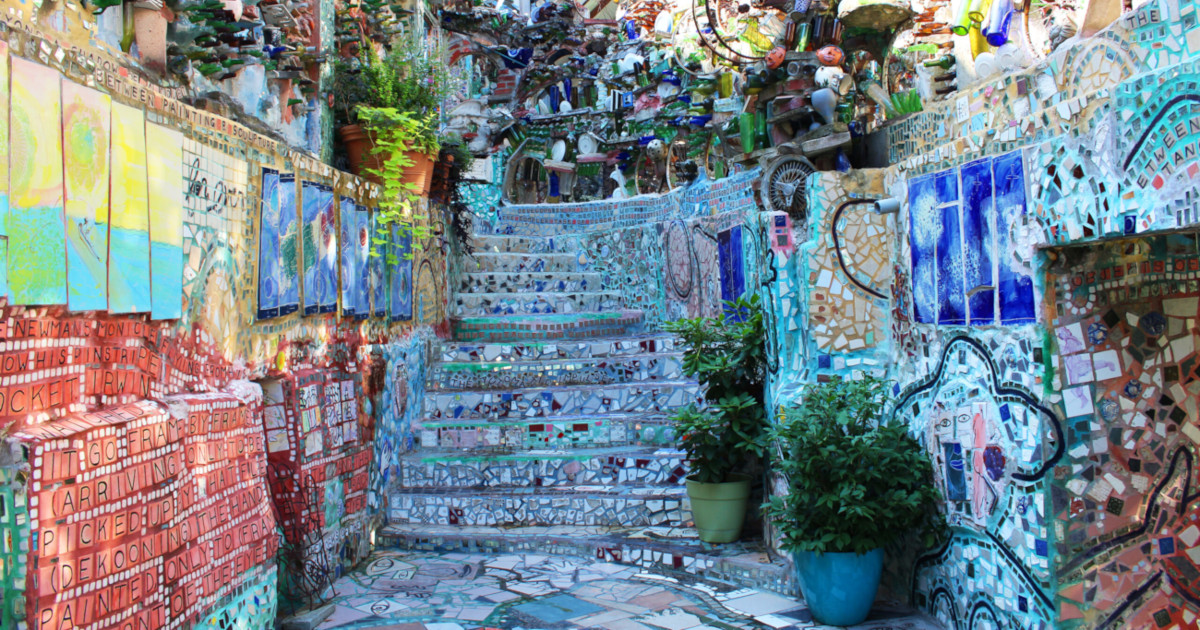 Philadelphia’s Magic Gardens Are an Altar to Art and Whimsy