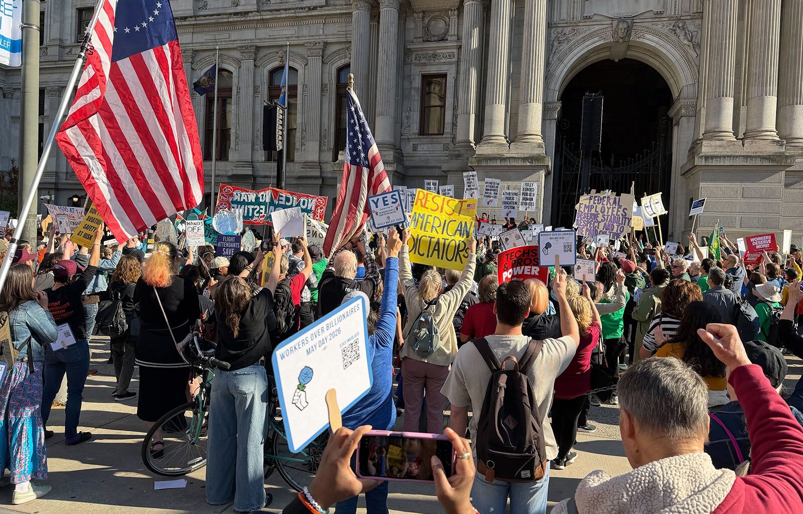 Philadelphia unions rally on May Day, outline labor vision