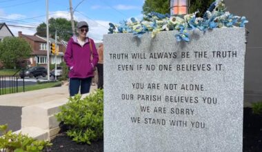 Philadelphia parish unveils memorial honoring survivors of priest sexual abuse: "It's still painful"