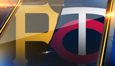 Jake Mangum homers and drives in 2 runs as Pirates hold off Twins 10-9