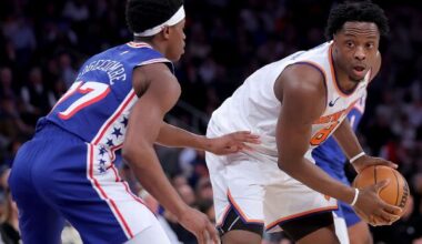 Joel Embiid back for Sixers; OG Anunoby out for Knicks