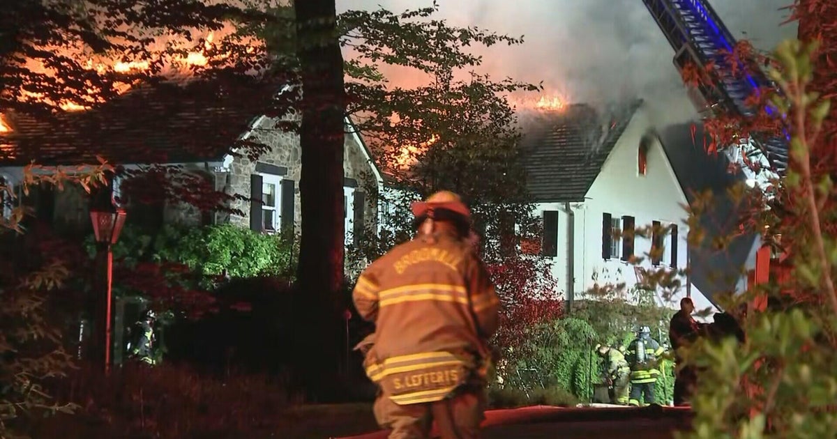 No injuries reported after fire guts Villanova, Pennsylvania home, fire chief says