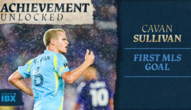 Achievement Unlocked | Cavan Sullivan scores his first MLS Goal