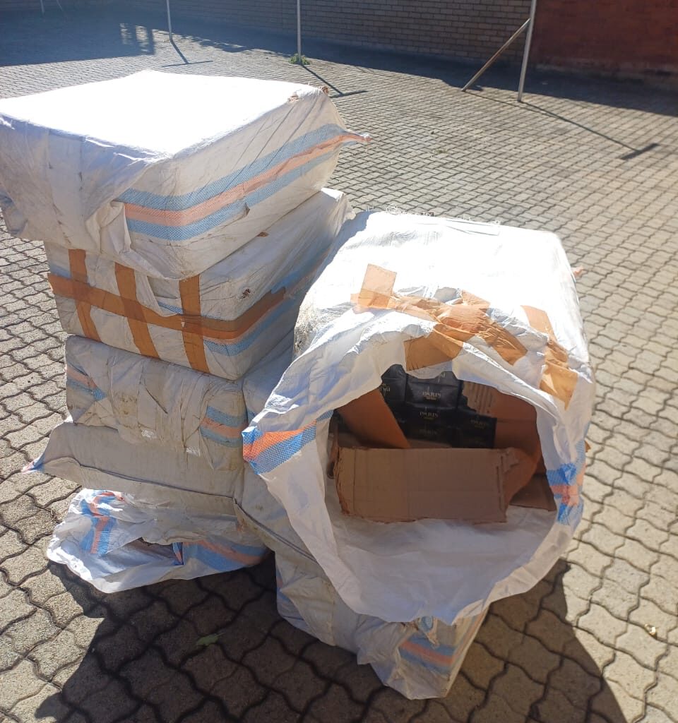 Police Seize Illicit Cigarettes Worth R7.8 Million Today