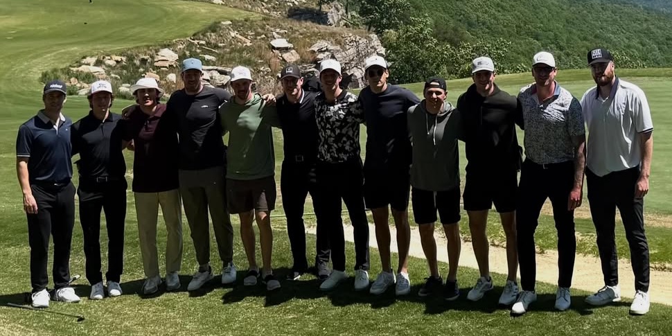 Parker Wotherspoon, Ben Kindel, Connor Dewar, Kevin Hayes, Erik Karlsson, Sidney Crosby, Rickard Rakell, Jack St. Ivany, Blake Lizotte, Ryan Shea, Anthony Mantha, Justin Brazeau Parker Wotherspoon, Ben Kindel, Connor Dewar, Kevin Hayes, Erik Karlsson, Sidney Crosby, Rickard Rakell, Jack St. Ivany, Blake Lizotte, Ryan Shea, Anthony Mantha, Justin Brazeau
