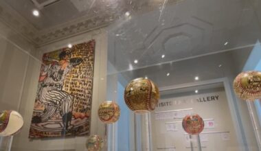 Dozens of unique painted baseballs on display in Westmoreland County