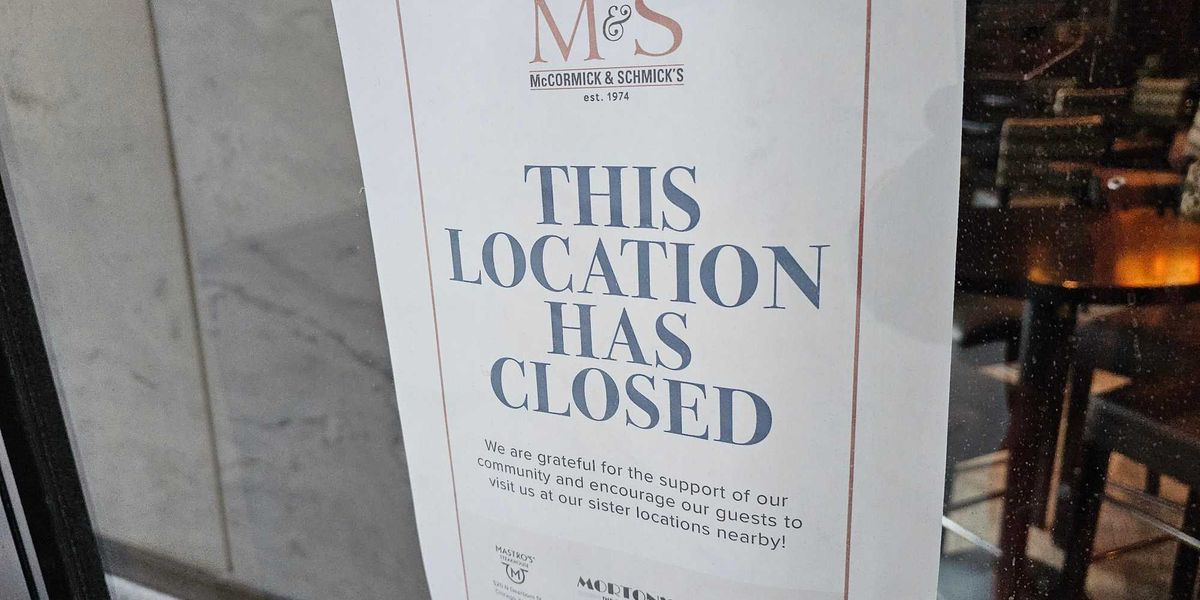McCormick & Schmick's Pittsburgh closed for good.