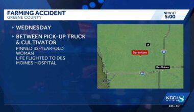 Woman injured in Greene County farm accident