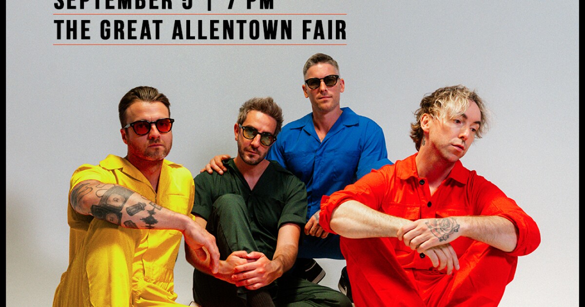 Platinum-selling pop-punk band to headline Allentown Fair grandstand