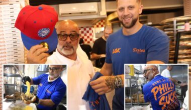 Owner of iconic Pat's cheesesteaks in Philly forced to work in NY over Knicks bet