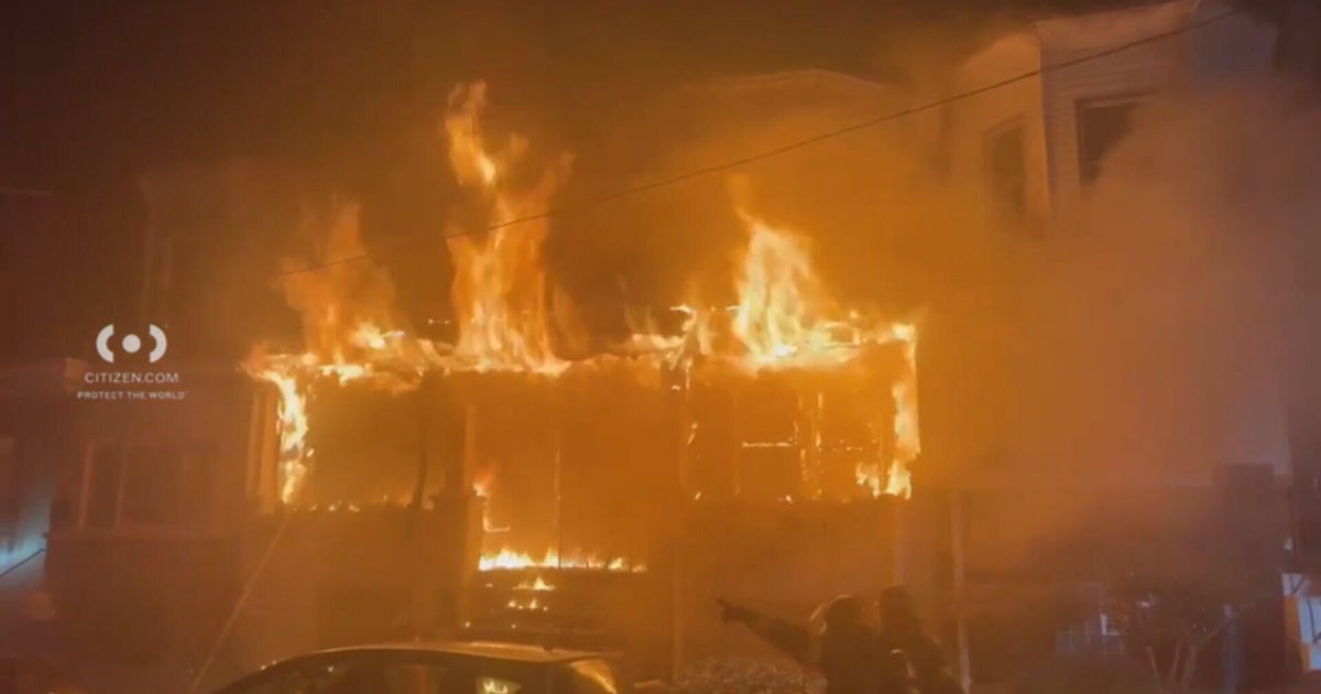 Firefighters on scene of multiple rowhome fires in Philadelphia's Olney neighborhood