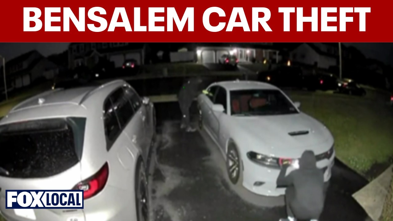 Bensalem car thieves caught on camera: Police warn of growing trend