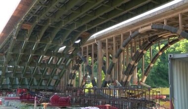 376 Bridge Closure: Test slide of new Parkway East bridge