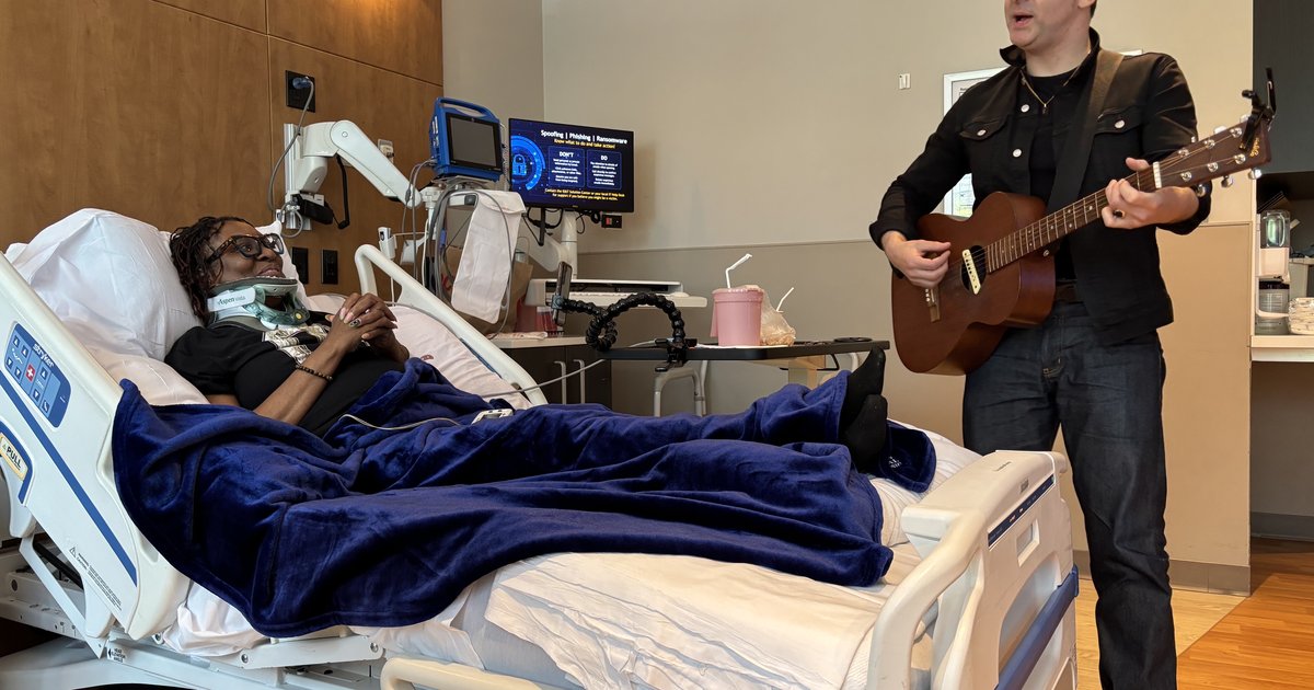 Low Cut Connie frontman Adam Weiner brings the healing power of music to patients of Philadelphia hospital