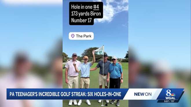 Luke Sikora, a 17-year-old from Pennsylvania, has achieved an extraordinary feat by hitting six holes-in-one in just over a year during his fifth year of playing golf. luke sikora, a 17-year-old from pennsylvania, has achieved an extraordinary feat by hitting six holes-in-one in just over a year during his fifth year of playing golf.