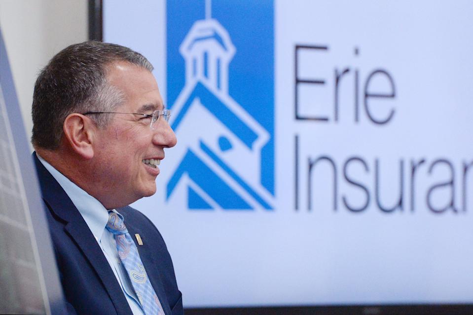 Erie Insurance CEO Tim NeCastro said the company's ranking on the Fortune 500 represent the trust customers place in the company.