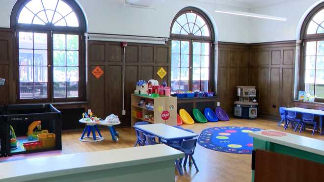 YMCA child care area A child care area at the YMCA