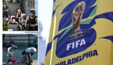 Walking dead! Drug 'zombies' in Philly neighborhood minutes from World Cup stadium