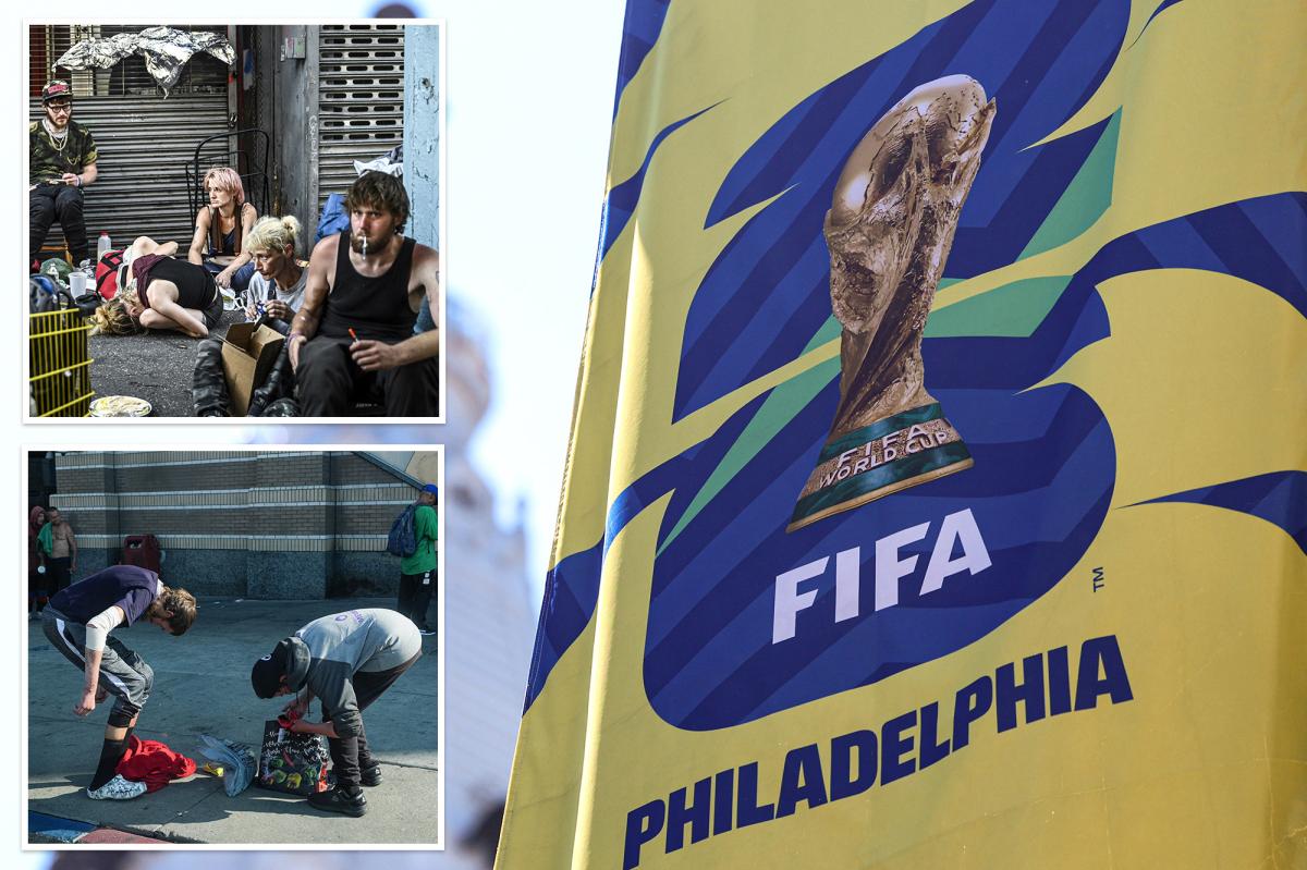 Walking dead! Drug 'zombies' in Philly neighborhood minutes from World Cup stadium